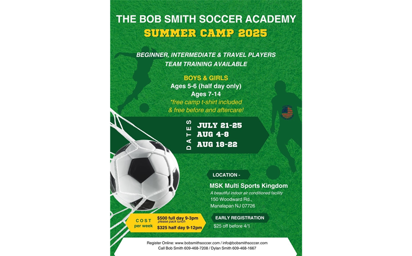 Announcing Summer Camp Dates MSK.Manalapan 